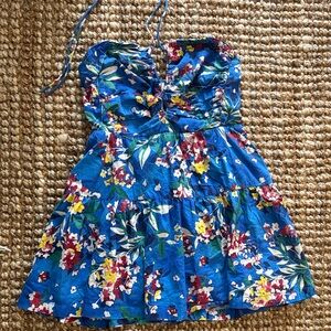 Anthropologie Blue Floral Kids Dress